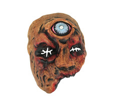 Ghoulish Cyclops Half Mask Creepy Zombie Horror Halloween Costume Head Accessory - £23.73 GBP