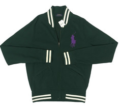 NEW Polo Ralph Lauren Sweatshirt!  Green with Purple Big Pony Player   Z... - £50.28 GBP