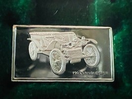 Franklin Mint Silver Bar Mini Ingot 1975 Centennial Car Classic 1903 Lanchester - $17.77