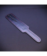 Handmade spanking paddle from black leather, BDSM Black Paddle, Punishme... - €46,35 EUR