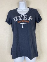 Gear For Sports Womens Size M Gray/Blue V-neck UTEP Miners T-shirt Short Sleeve - £5.66 GBP