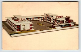 Postcard Flamingo Hotel Atlantic City New Jersey Beach Town Doo-Wop Curt Teich - £7.24 GBP