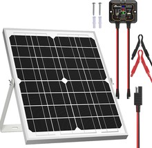 Solar Panel Kit 12V Solar Battery Trickle Charger Maintainer Upgrade Controller  - £87.23 GBP