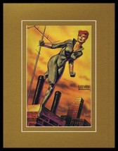 Black Widow 1993 Framed 11x14 Marvel Masterpieces Poster Display  - $34.64