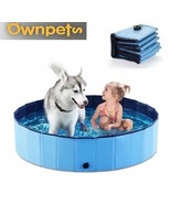 Pet Dog Swim Pool Foldable Kids Collapsible Bathing Tub Portable Outdoor... - $186.17 MXN