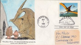 ZAYIX US 2423 FDC Dinosaurs A.C.E. cachet hand colored Limited Edition Comic - £7.86 GBP