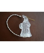Pig Tail Ice Clear Santa Claus Christmas Tree Holday Lighted Light Up Or... - $18.58 CAD