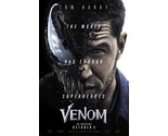 2018 Venom Movie Poster 11X17 Tom Hardy Eddie Brock Michelle Williams Ma... - $11.64