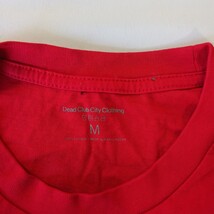 Dead Club City Clothing Mens Red Cotton Short Sleeve Graphic T-Shirt Size Medium image 3