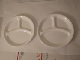 Corelle White divided plates - $18.99