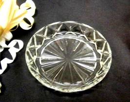 3236  Antique Hocking Glass Waterford Waffle Coaster - £3.14 GBP