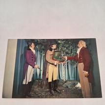 Postcard Burr-Hamilton Duel July 11, 1804 Wax Museum History Chrome Unposted - $6.92