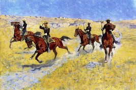 The Advance by Frederic Remington Western Giclee Print on Paper or Canvas - £30.56 GBP+