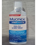 Mucinex Fast-Max Adult Cold, Flu &amp; Sore Throat - 6 oz - £9.77 GBP