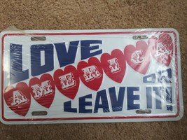 Love America or Leave it! license plate - €10,19 EUR