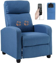 Home Theater Seating Modern Single Sofa Fabric Recliner Chair For Living Room - £297.82 GBP