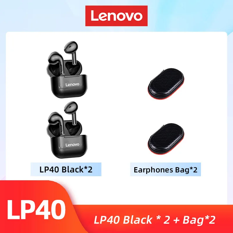  LP40 LP40 Pro Bluetooth Earphones Wireless Earbuds Control Touch Headphones  Lo - £35.48 GBP