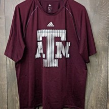 Adidas Mens Size XL Climalite Texas A&amp;M Shirt - $13.00