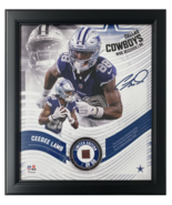 CeeDee Lamb Dallas Cowboys Framed 15&quot; x 17&quot; Game Used Football Collage L... - £212.74 GBP