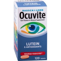 Bausch + Lomb Ocuvite Eye Vitamin &amp; Mineral Supplement Tablets, 120 Ct.. - £39.56 GBP