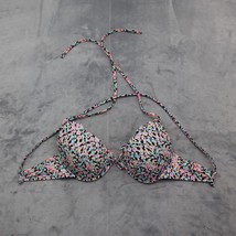 Victorias Secret Swim Wear  Bra Womens 34C Multicolor Speckled Halter Bikini Top - £20.22 GBP