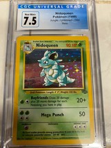 Nidoqueen Jungle 7/64 Pokémon Card Rare Holo *CGC Grade 7.5* - £65.91 GBP