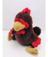 Ganz WEBKINZ Rooster Pet Plush Stuffed Animal Toy 6 Inches Brown And Red... - $11.64 CAD