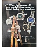 CARAVELLE by BULOVA - Watch - Big Spenders - 1972 VTG Print AD - €13,67 EUR