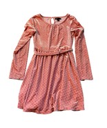 GapKids Pink Velvet Girls Long Sleeve Glitter Polka Dot Dress With Belt ... - €18,21 EUR