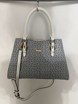 Guess Denim Logo Satchel Handbad with Matching Wallet - $84.15