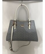 Guess Denim Logo Satchel Handbad with Matching Wallet - $84.15
