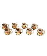 Vintage Mushroom Arnels Mugs Set of 8, Painted 1970s Autumn Decor - £76.32 GBP