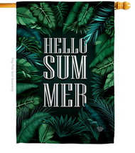Hello Summer House Flag Fun And Sun 28 X40 Double-Sided Banner - £29.54 GBP