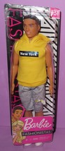 Barbie Fashionistas 2019 Fashionista Boy Ken Yellow New York Hoodie #131 GDV14 - £12.58 GBP