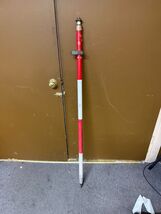 PRISM SURVEYING POLE 8.3FT RED WHITE UNKNOWN BRAND - $64.99