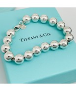 7.5 inch Tiffany &amp; Co HardWear Ball Bracelet Sterling Silver 10mm Bead - £236.15 GBP