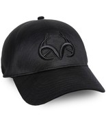 Realtree Deerskull Embroidered Logo Black Cap with Seam Free Construction  - £18.00 GBP