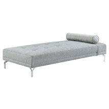 Quenti 74&quot; Sofa Bed w/Pillow, Gray Melange Velvet - $10,032.10 MXN