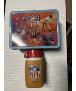 Collectable 1978 NFL Metal Lunch Box w/ Thermos National &amp; American Conf... - €51,16 EUR