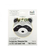 Needle Creations 4 Inch Felt Embroidery Hoop Kit Raccoon - $9.94 CAD