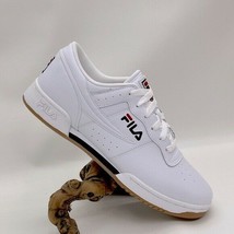 Men&#39;s Fila Original Fitness White | Navy Gum Sneakers NWT - £94.36 GBP