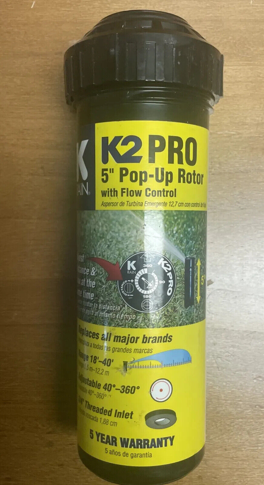 KRain K2 Pro Gear Drive Sprinkler 5” Pop up rotor Lawn Sprinklers