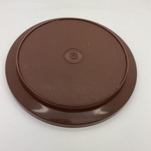 Vtg Tupperware 7&quot; Replacement Lid Brown For Seal N Serve Bowl 1207 - 16 - £3.94 GBP