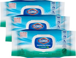 Clorox Disinfecting Wipes, Bleach Free Cleaning Wipes, Household Essentials, Fre - £23.17 GBP