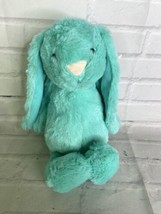 Gitzy Bunny Rabbit Plush Stuffed Animal Toy Mint Green NEW - £15.92 GBP