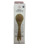 Daily Concepts Daily Facial Dry Brush Vegan Polishes Skin Facial Workout - £9.77 GBP