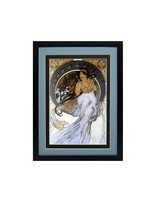 Alphonse Mucha Print La Musique Framed - £43.96 GBP