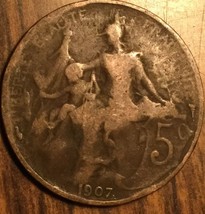 1907 France 5 Centimes Coin - £1.78 GBP