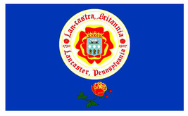 Lancaster Pennsylvania Flag Sticker Decal F668 - £1.53 GBP+