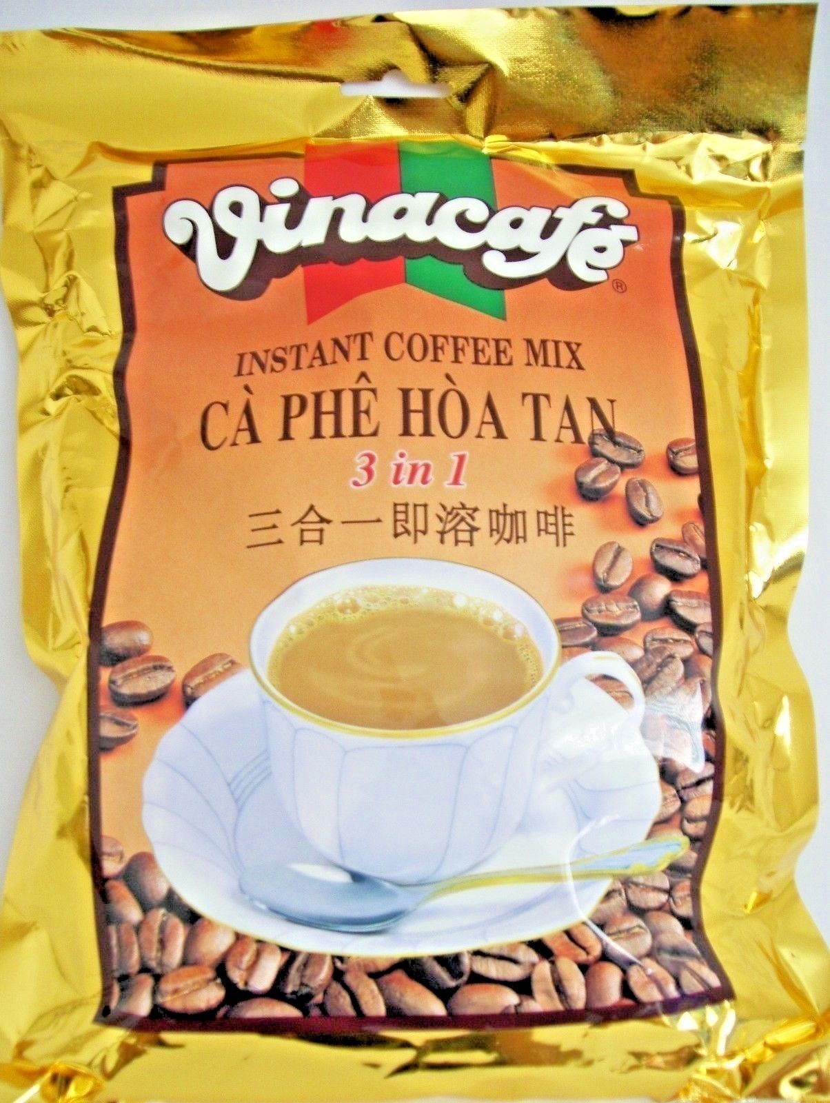 24 BAGS of VINACAFE MIX 3 IN 1 INSTANT COFFEE. Fast Shipping - $138.59